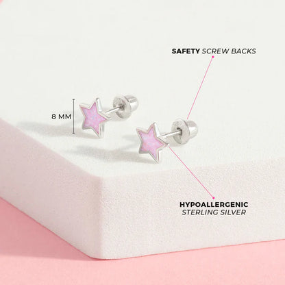 Boucles d'oreilles pour enfant en argent .925 SS-03-01112