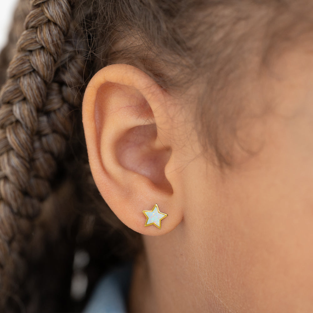 Boucles d'oreilles pour enfant en argent .925 SS-03-01112