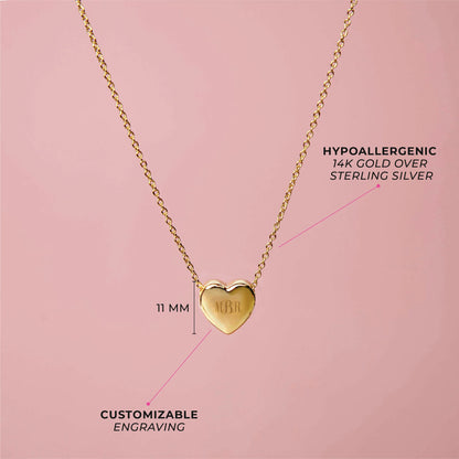 Collier pour enfant en argent .925 PLAQUÉ or jaune 14K SS-04-00159
