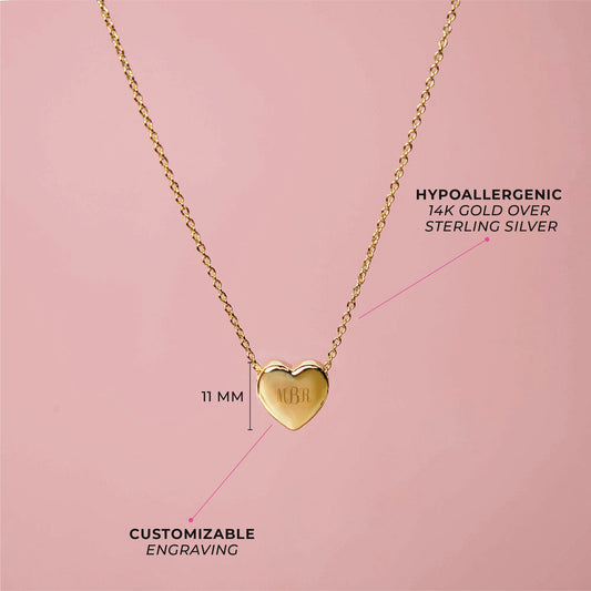 Collier pour enfant en argent .925 PLAQUÉ or jaune 14K SS-04-00159
