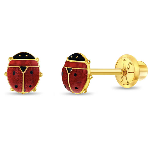 Boucles d'oreilles pour enfant en or jaune 14K YG-03-00060
