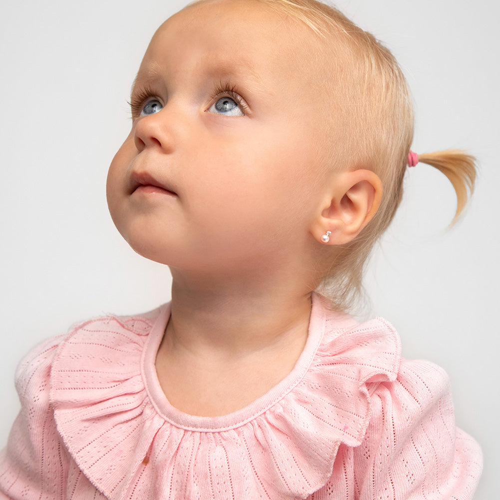 Boucles d'oreilles pour enfant en or jaune 14K YG-03-00362