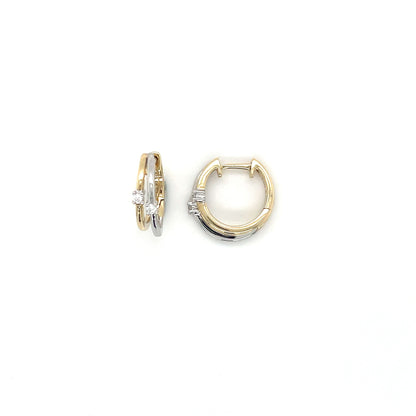 Boucles d'oreilles en or avec diamants BJ3688tt