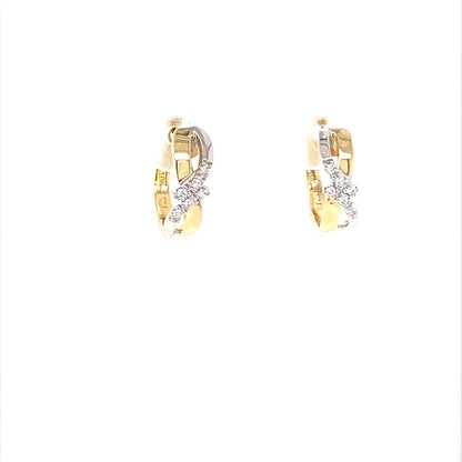 Boucles d'oreilles en or avec diamants BJ5270