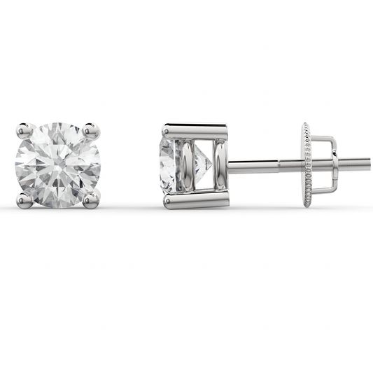 Boucles d'oreilles à diamants S-022EW-033LG
