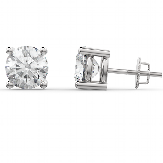 Boucles d'oreilles à diamants S-022EW-075LG